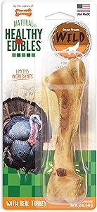 Nylabone Healthy Edibles Wild Dog Treats | Dog Treats Made in The USA Only | Small, Medium and Large Dog Chew Treats