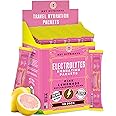 KEY NUTRIENTS Electrolytes Powder Packets - Fresh Pink Lemonade 40 Pack Hydration Packets - Travel Hydration Powder - No Sugar, No Calories, Gluten Free - Made in USA