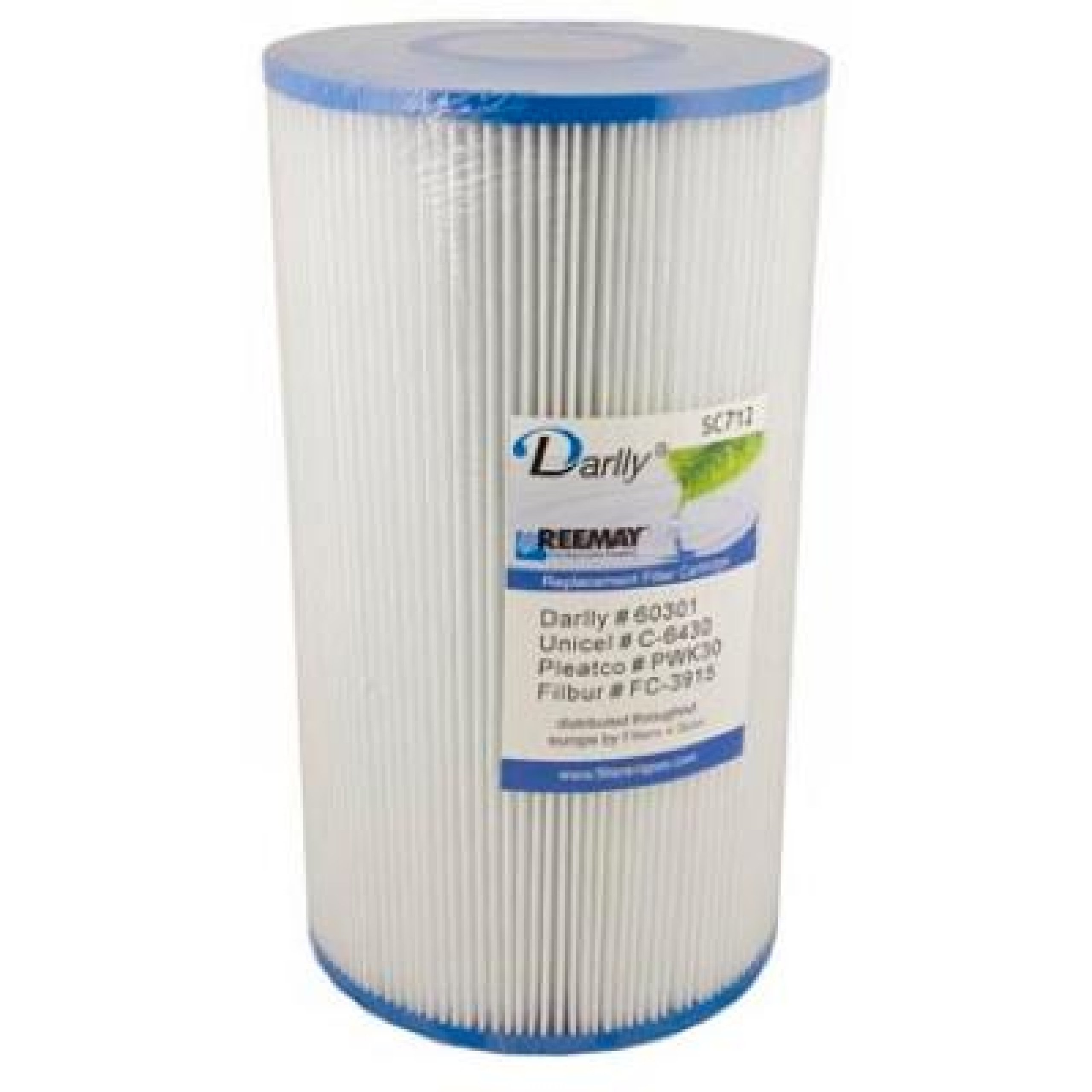 Hot Tub Filter Darlly SC712, 60301, Pleatco PWK30 Unicel C-6430 Filbur FC-3915 Spa Filtration