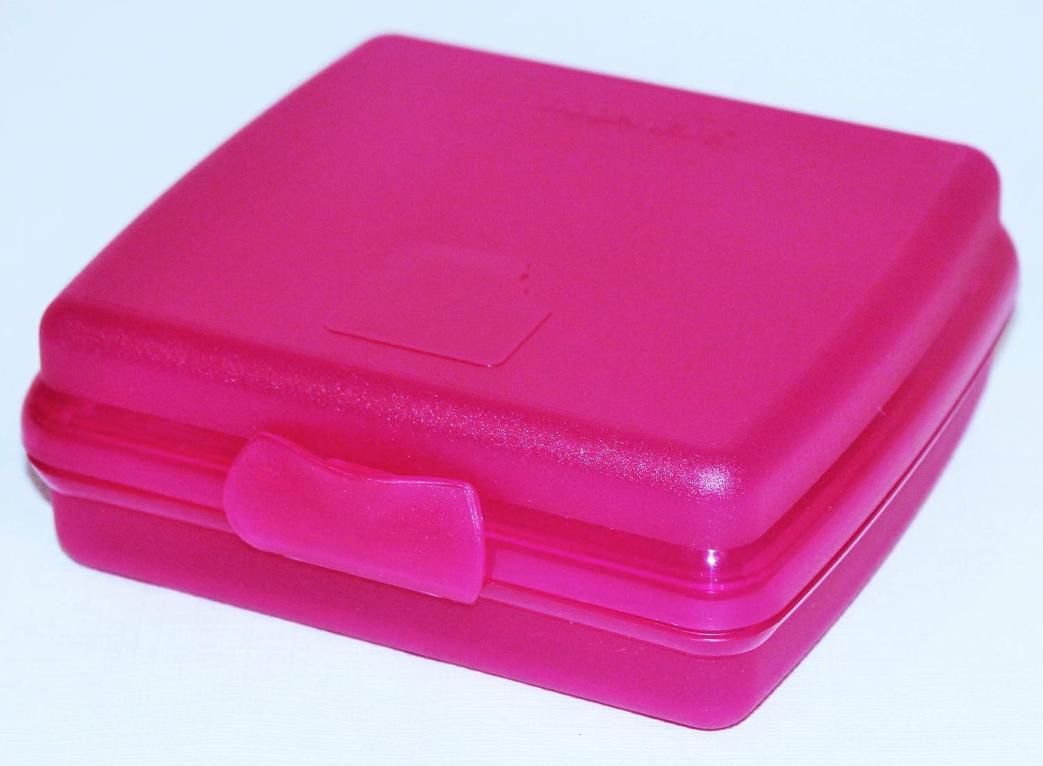 Tupperware Sandwich Keeper Square Hinged and Locking Box