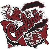 Desert Cactus University of South Carolina Sticker Gamecocks USC Cocky Vinyl Decals Laptop Water Bottle Car Scrapbook Sheet T2 (Type 2-4)