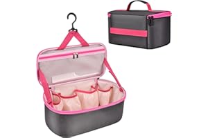 Steadtep Universal Travel Case Compatible with Dyson Airwrap Styler & Supersonic Hair Dryer/for Shark FlexStyle, Portable Storage Bag for Hair Curler & Attachments with Hanging Hook- Box Only