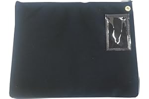 CARDINAL BAG SUPPLIES Interoffice Mailer Canvas Transit Sack Zipper Bag 18w x 14h Black