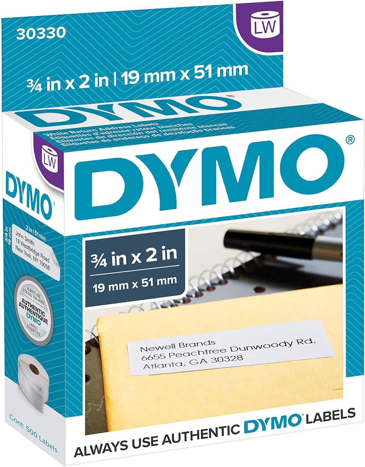 dymo label 8.5 3