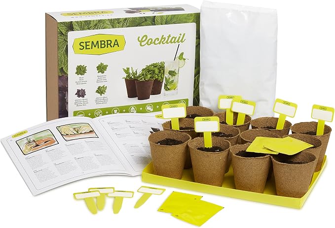 Sembra Big Kit Cultivo, 25.5x33.5x9 cm: Amazon.es: Jardín