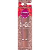 eos Holiday Dewy Lip Shine Shimmer- Brown Sugar, Lip Gloss, 0.35 fl oz