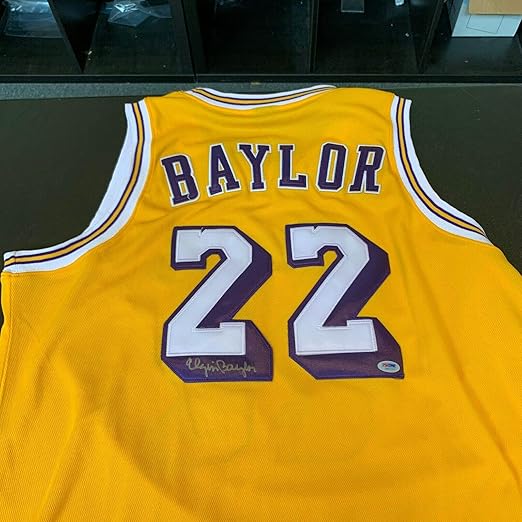 Elgin Baylor Signed Authentic Adidas Los Angeles Lakers Jersey Psa Dna Sticker At Amazon S Sports Collectibles Store