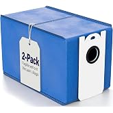 2-Pack Dust Vacuum Bags for Bobsweep Ultravision &amp; Ultravision Pet Self-Emptying Robot Vacuum Cleaner Replacement Parts Accessories, 6L Large Capacity Disposable Dust Bags for Dustin