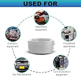 Primes DIY 3 Core White 3183Y Flexible PVC Mains Cable 1.5mm 1m BASEC view 5