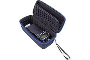 CASEMATIX CB Radio Case Compatible with Midland 75822, Uniden BC75XLT, Midland 75785 or Uniden BCD436HP 40 Channel CB 2 Way Radio, Must Remove Antennae, Includes Case Only