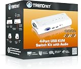 TRENDnet 4-Port USB KVM Switch Kit with Audio view 8