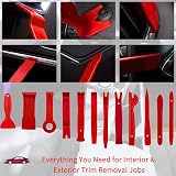 Wetado 200Pcs Car Trim Removal Kit Auto Clip Pliers Door Panel Tool Set Dark Red view 7
