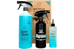 Peaty's Bicycle Cleaning Kit - Wash, Degrease, and Lubricate, Clear, 55.00 Fl Oz (Pack of 1)
