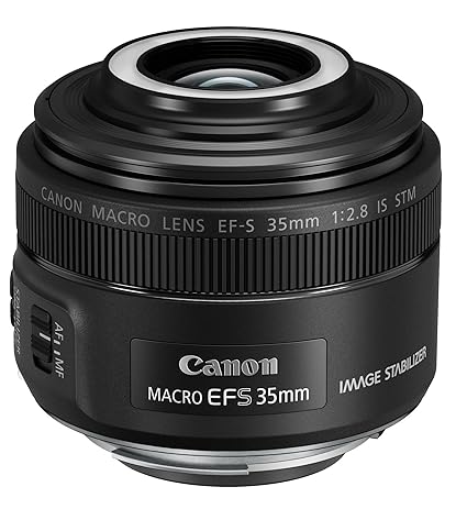 Canon EF-S 35mm 1:2,8 IS Makro STM Objektiv (49 mm Filtergewinde) schwarz