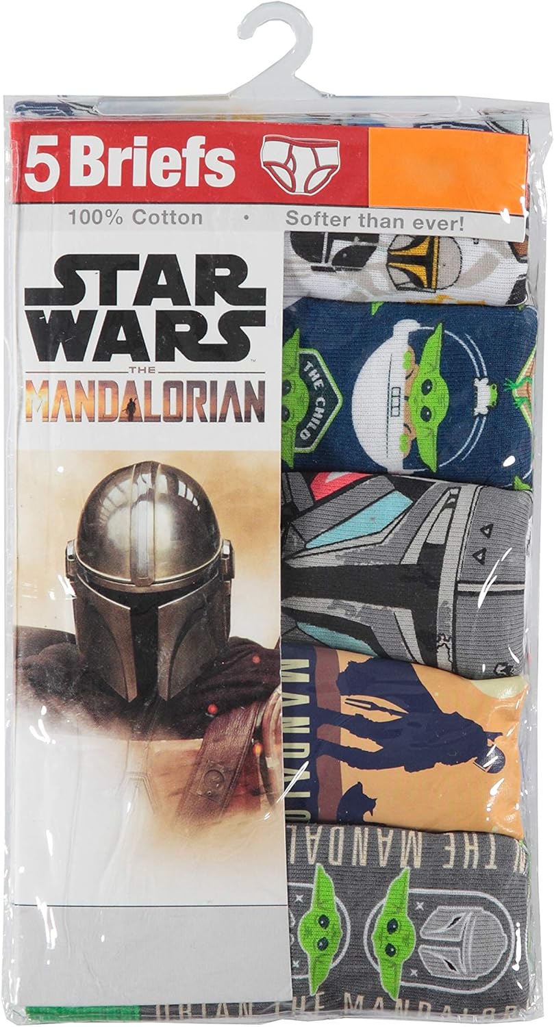 Star Wars Baby Yoda Boys Underwear Multipacks: Clothing