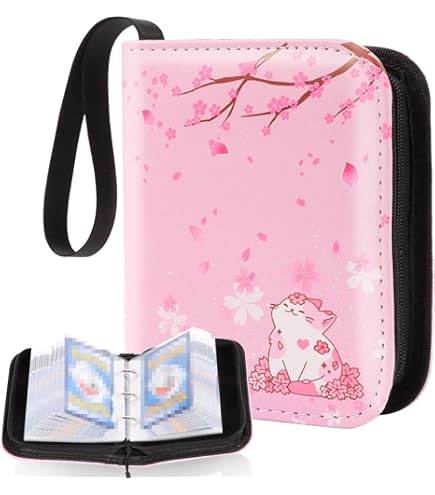 Amazon.com: SDMKA Traditional Japanese Pattern Card Binder 4-Pocket, 400  Pockets Trading Cards Holder Games Card Albums Storage Organizer Case for  Football, Baseball Cards : Toys & Games