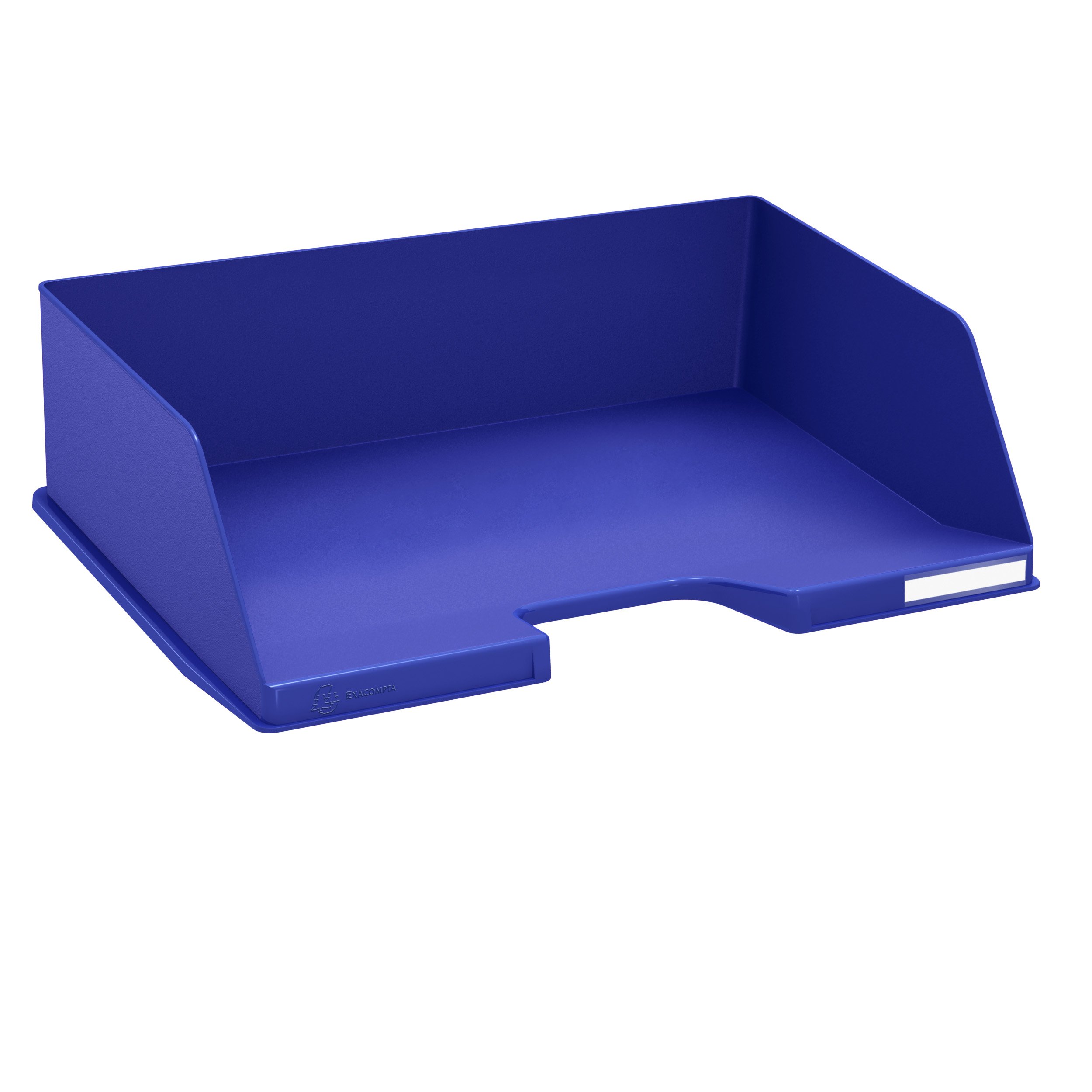 Exacompta - Ref 112104D - Office Landscape Letter Tray Combo Maxi - 347 x 255 x 103mm in Size, Suitable for A4 Documents, Stackable With Others, Holds Approx. 750 Sheets - Night Blue