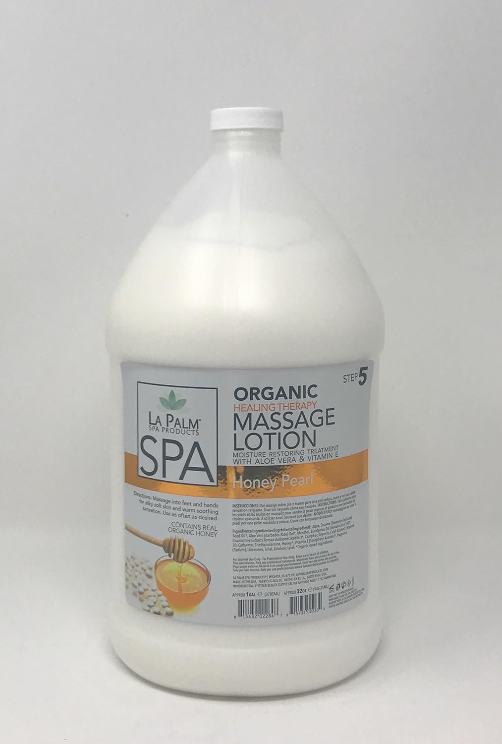 Organic Healing Therapy Massage Lotion 1 Gal (Honey