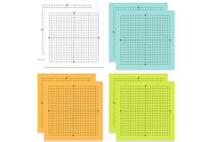 Graph Sticky Notes 3x3 Inch Grid Sticky Notes Math Supply Coordinate Plane Sticky Notes for Math Class Office School Supplies