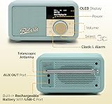 Roberts Revival PETITE2 FM/DAB/DAB+ Digital Radio with Bluetooth Duck Egg view 7