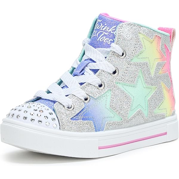 Amazon.com | SKECHERS Girls TWI-Lites 2.0-Flower Burst