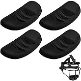 UNIFAMILY 4Pcs Softball Fielder's Facemask Chin Cup, Softball Face Mask Chin Pad Replacement, Face Defense Chin Cup, Catchers Mask Chin Pad for Softball Fielder's Mask Baseball