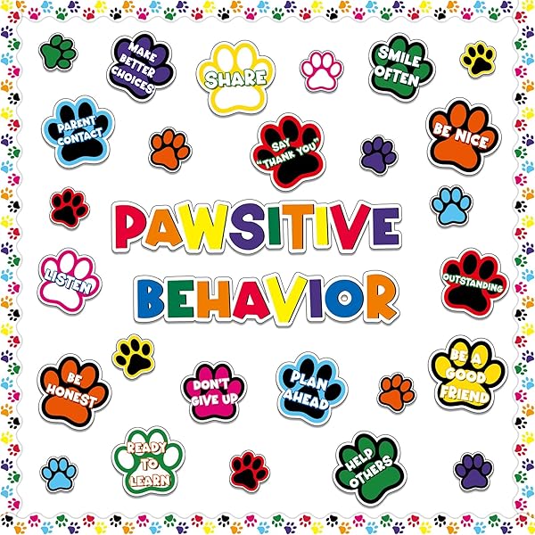 amazon-com-teacher-created-resources-colorful-paw-prints-calendar-set-themed-classroom-displays-and-decoration-office-products