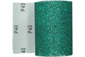 Aluminium Oxide 5m x 115mm Sanding Roll Sheet Paper Coarse 40 Grit Sandpaper