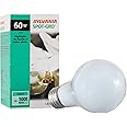 Sylvania Incandescent Spot-GRO 60W Grow Light Bulb, A19, Dimmable, 705 Lumens, Frosted, 2850K, Soft White - 1 Pack (12280)