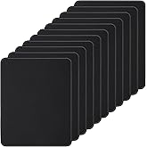 Cabaubl 20 Pack Mouse Pad,Black Mousepads Bulk with Non-Slip Rubber Base,Premium Textured Mouse Pads with Stitched Edge for Computers,Laptop,Gaming,Office & Home,10.2x8.2 inch,3 mm Thickness