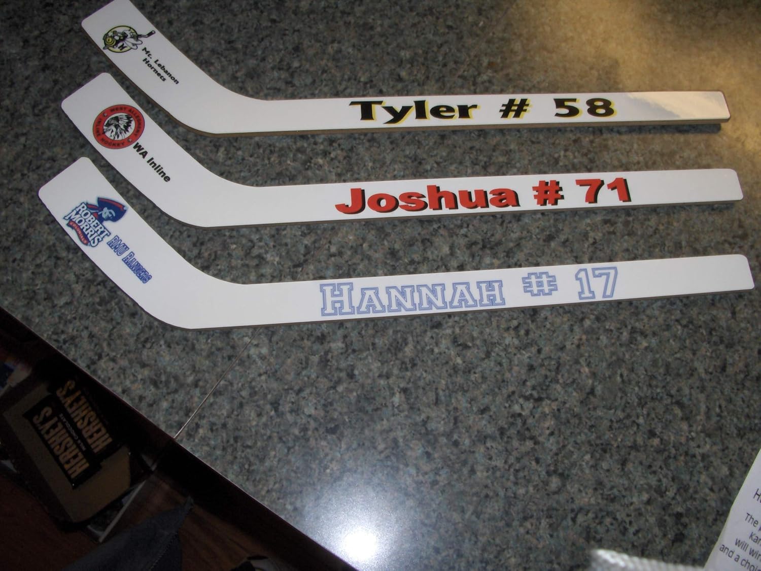 Amazon.com : Custom Gifts and More Personalized Mini Hockey Sticks