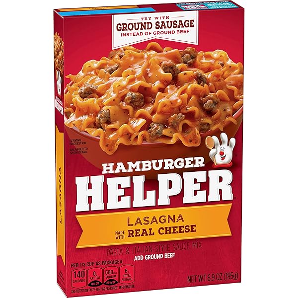 HAMBURGER HELPER LASAGNA, 6.9 OZ