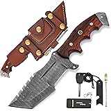 KIMPE 10.5’’ Damascus Hunting Knife with