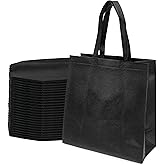 Prime Line Packaging Reusable Shopping Bags, Fabric Tote Bags with Handles, Grocery, Small Business, Retail & Boutique, Bulk