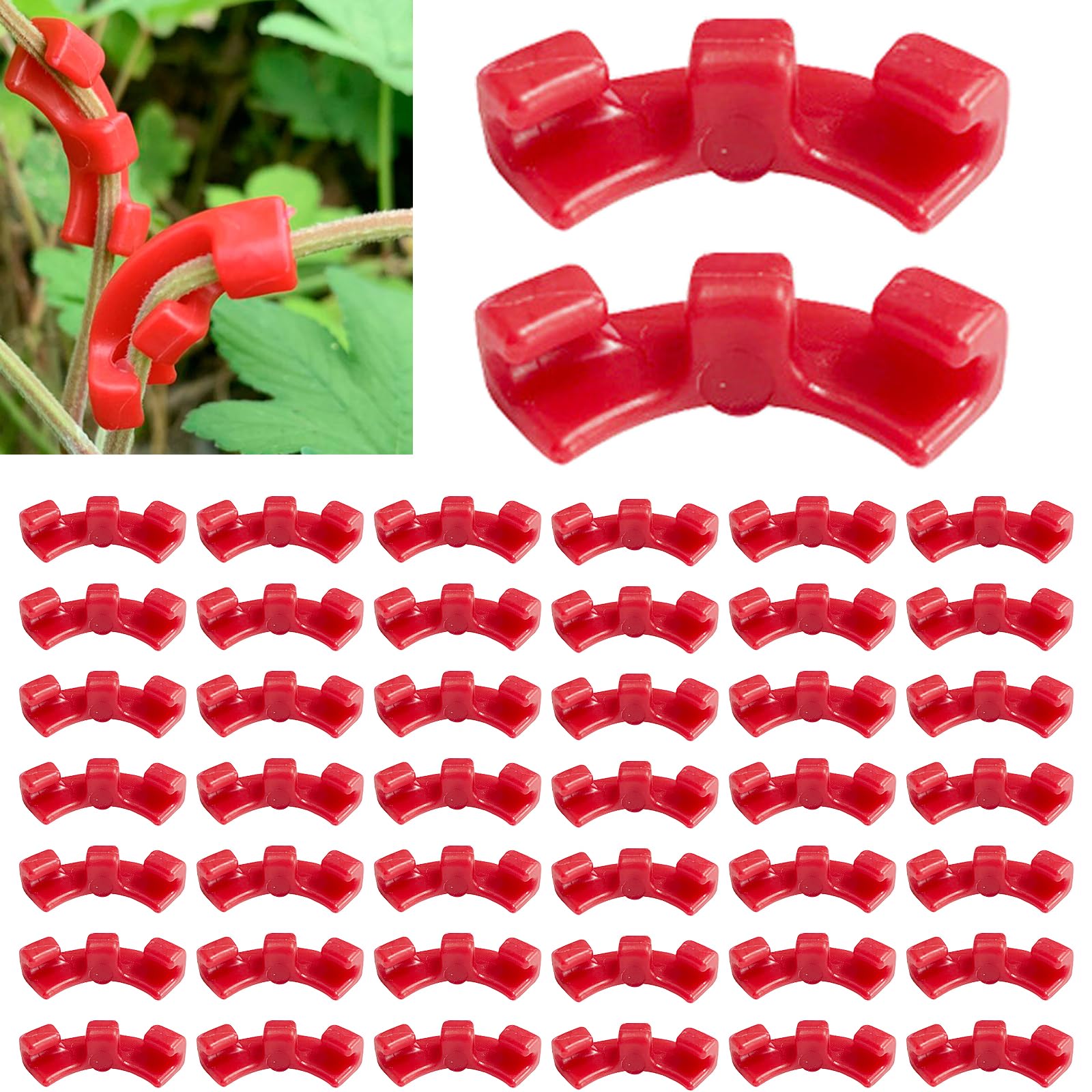 mohito 60 Pcs Plant Benders, 90 Degree Plant Bender, Plant Bending Clips, Suitable for Bending Plant Stems and Changing Growth Direction