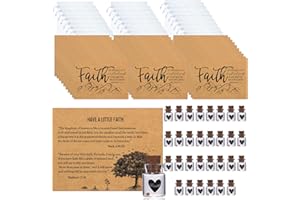 Qpige Bulk 30 Have a Little Faith Card Christian Gifts for Women, School Church Wedding Baptism Unique Christian Religious Inspirational Gifts for Women Men (1ml-30pcs)