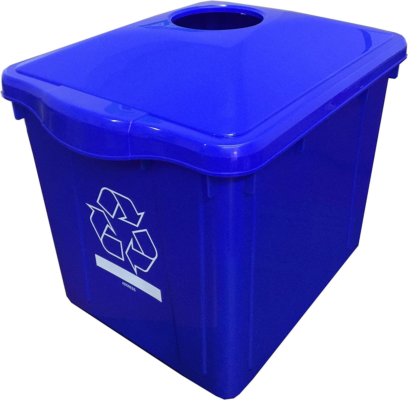 15 gal. Recycling Box with Bottle and Can Top