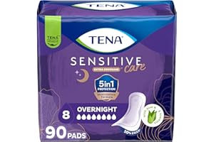 TENA Sensitive Care Extra Coverage Overnight 90ct.