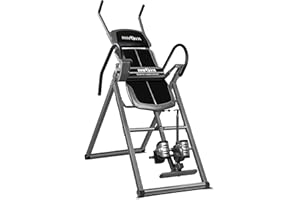 INNOVA HEALTH AND FITNESS Innova Inversion Table with Stretch Bars for Optimal Slope Inversion and Full Body Stretch