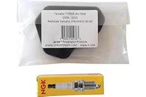 SPREE POWERSPORT PRODUCTS Spree Compatible/Replacement for Yamaha TTR50 TTR50E air filter (2006 - 2015), WITH SPARK PLUG