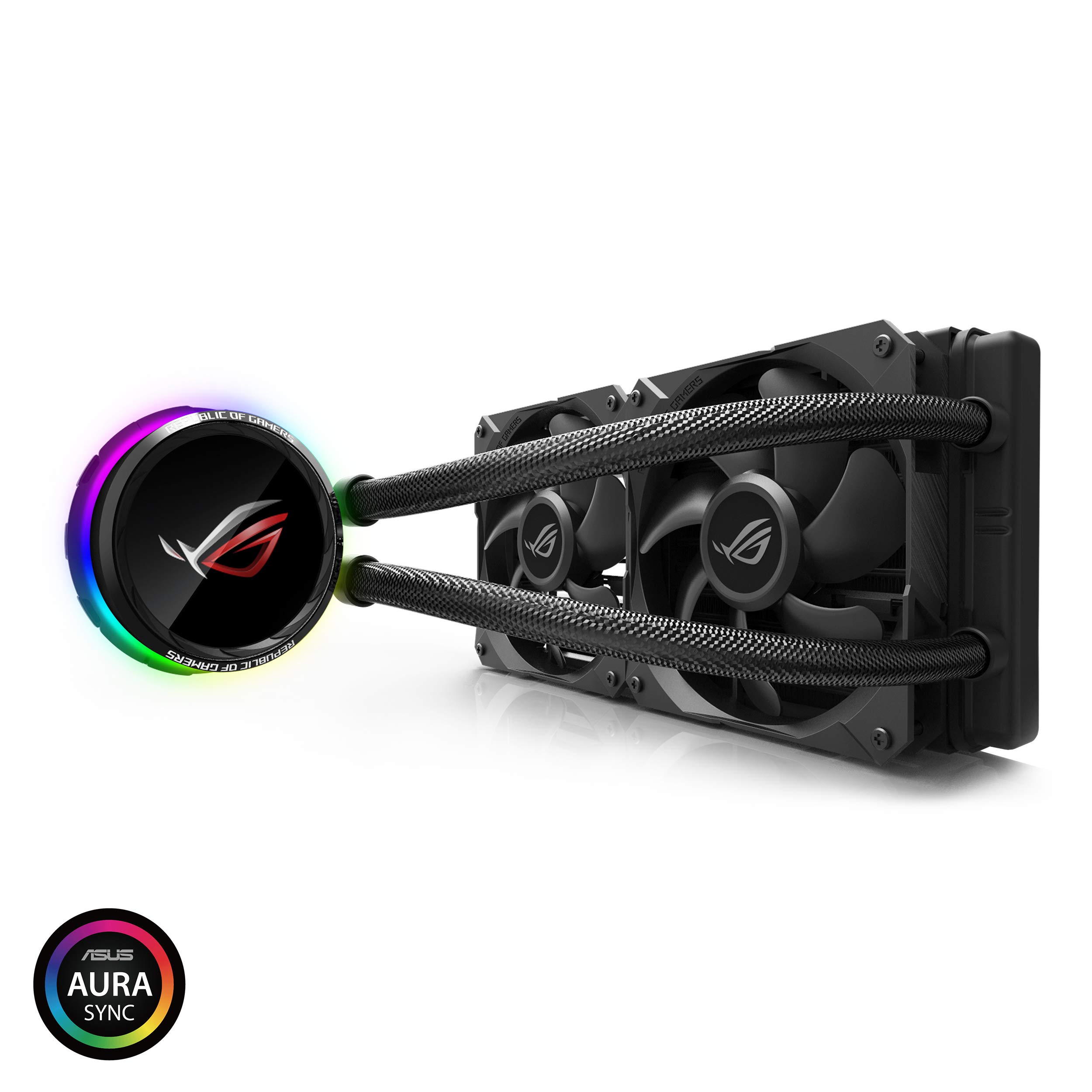 Asus ROG RYUO 240 RGB AIO Liquid CPU Cooler 240mm Radiator Dual 120mm 4
