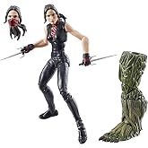Marvel Knights Legends Series Elektra, 6-inch | Marvel Legends Netflix 6 Inch Action Figure BAF Man-Thing - Elektra