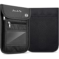 seOSTO Neck Pouch passport holders for travel, Organizer Bag Case with RFID Blocking, Passport Lanyard with ID Holder…