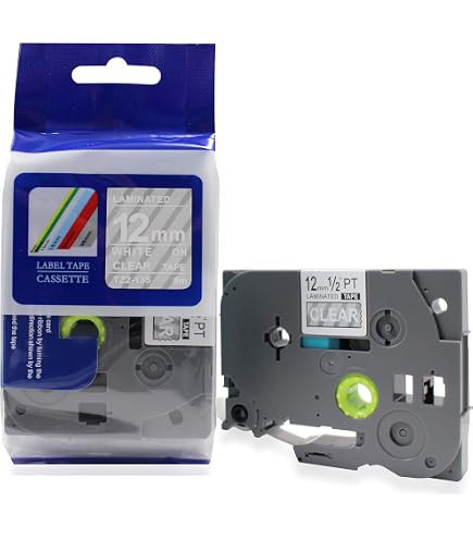 3 Rubans Brother TZe-251 24mm - Noir Sur Blanc, Pour Étiqueteuses PT-P750W, PT-D600, PT-P710BT Et Beaucoup D'Autres ! - 10