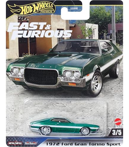Amazon.com: Hot Wheels - '70 Ford Torino (Blue) - HW Racing 12-8