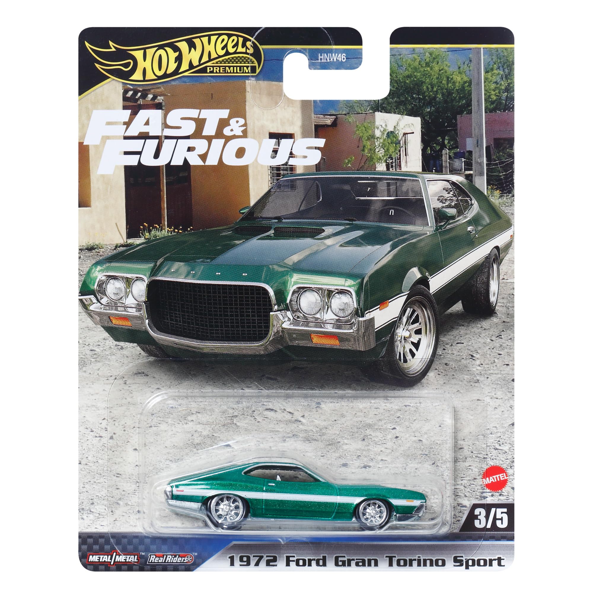 Hot Wheels Fast & Furious - 1972 Ford Gran Torino Sport - 3/5 -HYP72