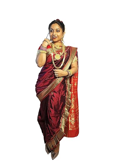 Nauvari saree on amazon Outlet