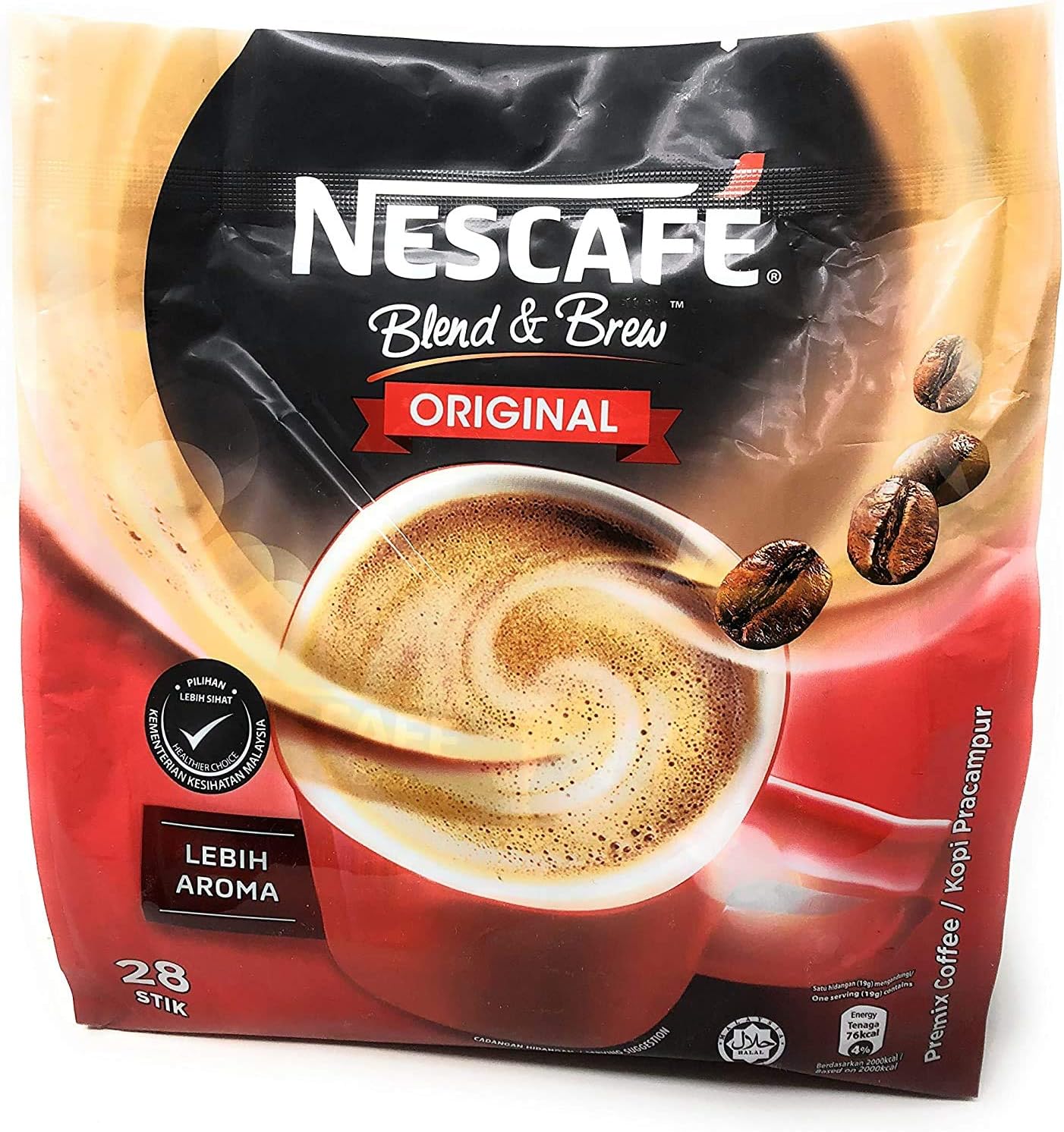Nescafé 3 in 1 Instant Coffee Sticks Original Best Asian Coffee