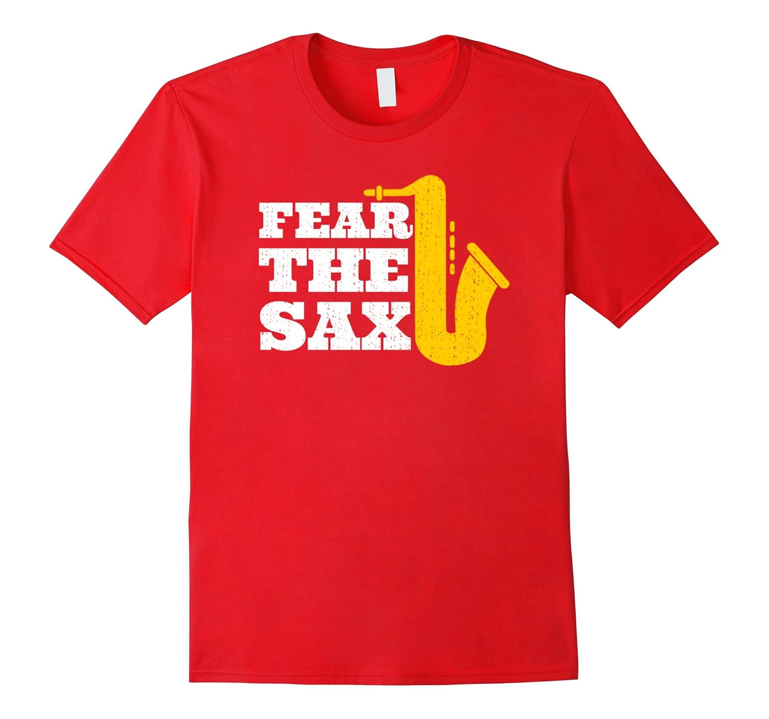 Funny Saxophone Player Gift Fear The Sax T Shirt-ANZ