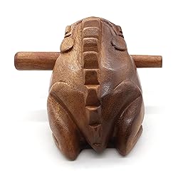 BSIRI 5" Wooden Frog Rasp - Musical instruments of
